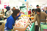 大阪のスーパーにて有田市まるごとフェア